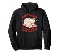 Pan De Gato Pan Recién Horneado Humor Gracioso Amante Sudadera con Capucha