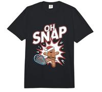 Pan de Jengibre navideño de Lacrosse - Funny LAX Player Comfort Colors Adult Heavyweight T-Shirt