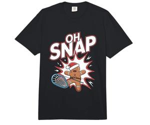 Pan de Jengibre navideño de Lacrosse - Funny LAX Player Comfort Colors Adult Heavyweight T-Shirt