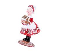 Pan de jengibre Santa Claus Pareja Figuras Estatuillas de resina de Navidad Festival Vacaciones Estantes de Mesa Adorno Decorativo