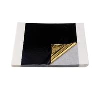 Pan De Oro Manualidades 100 hojas de papel de aluminio dorado y plateado de imitación for manualidades artísticas de 13 x 13,5 cm, coloridas(Color 23)