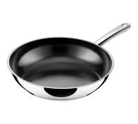Pan de Palo "Calabria" Ø 28cm Sartén Antiadherente Acero Inox, Apto Inducción
