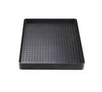 Pan De Parrilla Para La Estufa: Recubrimiento Base Estriado, Construcción De Cuadrado Antiadherente | Diseño De Desagüe De Aceite, Estilo De Placa De Carbón Con Cocción De Plancha Interior, Configurac