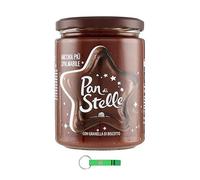 Pan di Stelle Crema Spalmabile Avellana untable Crema 16 x 580 g nata con granos de galletas sin aceite de palma + llavero Beni Culinari gratuito