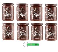 Pan di Stelle Crema Spalmabile Avellana untable Crema 8 x 580 g nata con granos de galletas sin aceite de palma + llavero Beni Culinari gratuito