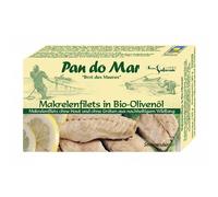 Pan Do Mar Caballa Filetes Oliva Bio Lata 120g