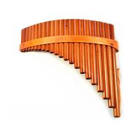 Pan Flauta 22 Tube G Tune Plus Hoop Pan Flutenational Musical Instrumento Flauta pan china (Color : 22 tube E key)