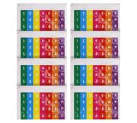 Pan Flute Note Stickers - Easy Apply Note Decals For Pan Flutes, Music Tutor Tool | Ayuda visual para los aprendices de música, pegatinas de referencia rápida para estudiantes la utilidad
