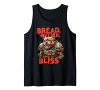 Pan, Mantequilla Y Felicidad Sandwich Lover Camiseta sin Mangas