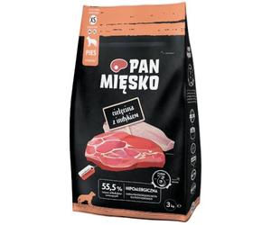 Pan Mięsko Pavo de ternera crujiente XS 3 kg alimento seco para perros adultos