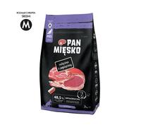 PAN MIĘSKO Ternera con cordero M 3 kg (para perros mayores)