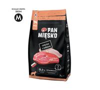 PAN MIĘSKO Ternera con pavo, tamaño M, 3 kg