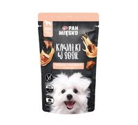 PAN MIĘSKO Trozos en salsa: ternera con conejo, 10x150 g, para perros