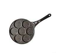 Pan Multi-Hole Frying Pan 27 cm Aluminum Alloy Black(B) | Diseño de varios agujeros drena el exceso de aceite, fritura saludable, cuerpo de aleación de aluminio, 27 cm de diámetro