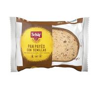 Pan Payés 250g - 5 Unidades - Con semillas - Lino, Girasol y Chía - Sin Lactosa - Sin Conservantes - Schär