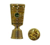 Pan Pins GmbH - DFB Pin Anstecker Anstecknadel DFB-Pokal Männer 3D-Pokal Halfcut Trofee 30 mm Höhe Metall Miniatur Fußball Fanartikel offiziDFB Lizenprodukt Sport Merchandise Miniatur Replica Badge, C