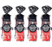 Pan Proteico Bocado Pack 4 Unidades x 500g, Pan para una dieta Keto Alto en Proteínas y Bajo en Carbohidratos,