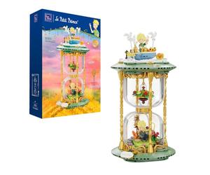 PAN TASY El Set de Bloques de Construcción del Reloj de Arena del Pequeño Príncipe, Kit Creativo de Construcción para Adultos y Adolescentes, Modelo Decorativo para el Hogar y la Oficina