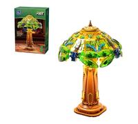 PAN TASY Lámpara de Vidriera Retro, Set con Luz para Adultos