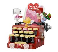 PAN TASY Set Construction Figurita Peanuts, Máquina de escribir (86913)