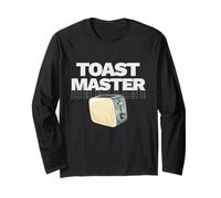Pan Toast Master Retro Toaster de los 80, Retro, para Adictos a Las Tostadas Manga Larga