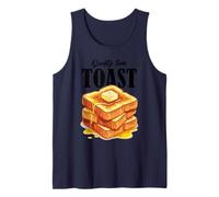 Pan Tostado con Mantequilla y Jarabe Desayuno Food Art Camiseta sin Mangas