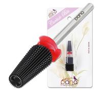 PANA Broca de carburo de uñas 5 en 1, rotación bidireccional para zurdos y diestros, acrílico de eliminación rápida o gel duro, vástago de 332 pulgadas, manicura, arte de uñas, máquina de taladro