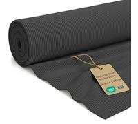 Pana por Metros Tela Acanalada 0.5 M x 140 cm - Tejido para Tapizar Sofá Funda Cojín Sillas Cortinas Renovación de Muebles Suave Cómodo Robusto con Oeko Tex Gris Oscuro