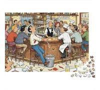 Panadería de Berlín: Nudo de Pretzel Puzzle De Madera Impermeable Puzzles De 1000 Piezas Regalos para Adultos Colorido Rompecabezas Juegos Desafiantes