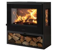 Panadero Estufa de leña Java 3V (5,9 kW, Volumen de calefacción: 210 m³, Negro)