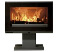 Panadero Estufa de leña Maja S (7,2 kW, Material del revestimiento: Acero, Negro)