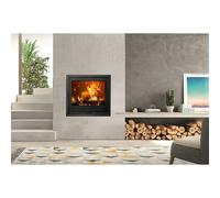 Panadero Hogar de leña HS (L x An x Al: 44 x 62,3 x 58 cm, 7,1 kW, 220 m³, Negro)