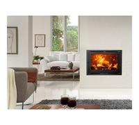 Panadero Insert de leña CB (L x An x Al: 52 x 76 x 66 cm, 9,8 kW, 300 m³, Negro)