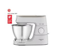 Kenwood Titanium Chef Baker KVC65.001WH - Robot de cocina con báscula integrada (1200 W, incluye 3 utensilios de pastelería, espátula y protector contra salpicaduras), color blanco
