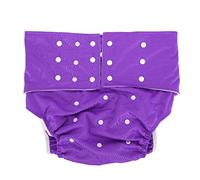 Pañal Adulto Ajustable Pañal Pantalón Contra Incontinencia, Lavable Adulto Cubre Pañal Adulto Pañal Adulto Lavable Reutilizable Y Ajustable Pañal Incontinencia Producto De Higiene (Púrpura)