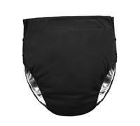 Pañal adulto, pañal de tela lavable para adulto, pañal de adulto y mujer, funda de protección, secado rápido, resistente, pañal ajustable transpirable, reutilizable para ancianos, negro