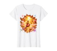 Panal Brillante para Mujer, Abejas, Hada sobre libélula 3D Camiseta