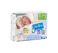 Pañal Chelino Fashion & Love 36uds. Talla 3 Para Bebés entre 4 y 10 kg - Doble Núcleo de Absorción