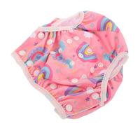 Pañal de Baño Reutilizable para Niño Niña, Tejido Rosa, 3-10 Kg | Cinturas Elásticas Piernas, Evita Fugas, para Piscina Cubierta y Entrenamientos de Natación