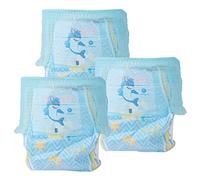 Pañal De Natación Reutilizable, Súper Suave 3 Piezas Pañal De Natación Con Tracción única Y Absorbente Apto Para La Piel Con Exterior Anti-suciedad Para Lecciones De Natación Para(L 9-14kg)