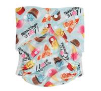 Pañal de Tela, Pantalones de Entrenamiento Absorbentes para Bebés Lavables, Cintura Elástica Transpirable para las Piernas, Pañal de Entrenamiento Impermeable para Niños de 6 a