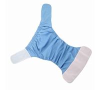 Pañal de Tela para Adultos, Pañal Ajustable Lavable Reutilizable para Pacientes Mayores, Movilidad Incómoda, Azul, Negro, Amarillo, Rosa (Azul 305)