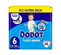 Pañal Dodot Bebe Seco T6 13-19 Kg 36 Uds