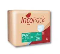 Pañal IncoPack Pant Día, Talla Grande, 80 Uds - Incontinencia Urinaria Adultos
