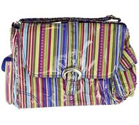 Pañal Kalencom Moda Bolsa, Cambio de Bolsa, Pañal Bolsa, Mommy Bag, laminado hebilla del bolso (cobalto Stripes)