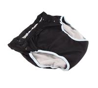 Pañal Lavable para Adultos, a Prueba de Fugas, Cómodo, Negro, para Personas Mayores, Capa Absorbente de Algodón (XXL)