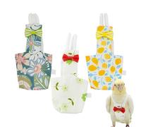 Pañal para pájaros | Ropa protectora reutilizable - Conjunto de traje de pañal de periquito, para pinzones, tortolitos, conures, pinzones grises africanos, Mynah, guacamayos canarios