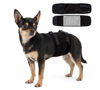 Pañal reutilizable para perros machos, banda transpirable para el vientre con hebilla de cierre, protección suave para recuperación de heridas abdominales posquirúrgica, vendaje antilamido para