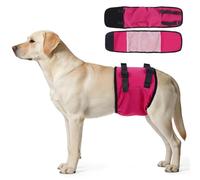 Pañal reutilizable para perros machos, banda transpirable para el vientre con hebilla de cierre, protección suave para recuperación de heridas abdominales posquirúrgica, vendaje antilamido para