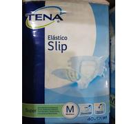 Pañal Tena Slip elástico Súper Noche, Talla Mediana 80 Uds - Incontinencia, Pañal para Adultos